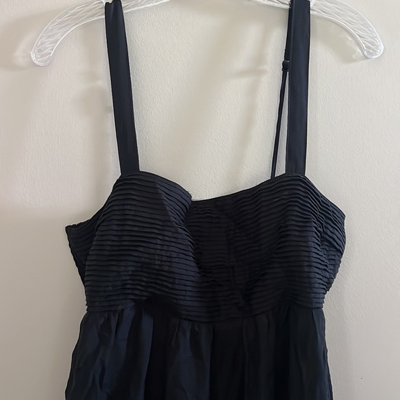 Abercrombie & Fitch Tiered Ruched Babydoll Emerson Maxi Dress | M petite - Picture 4 of 10